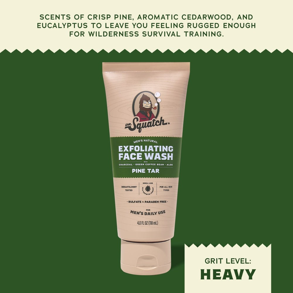 Pine Tar Exfoliating Face Wash