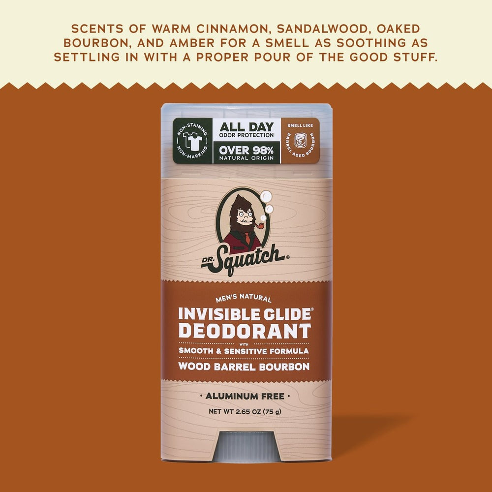 Wood Barrel Bourbon Invisible Glide Deodorant