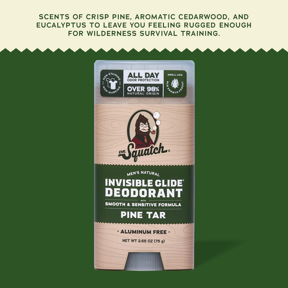 Pine Tar Invisible Glide Deodorant