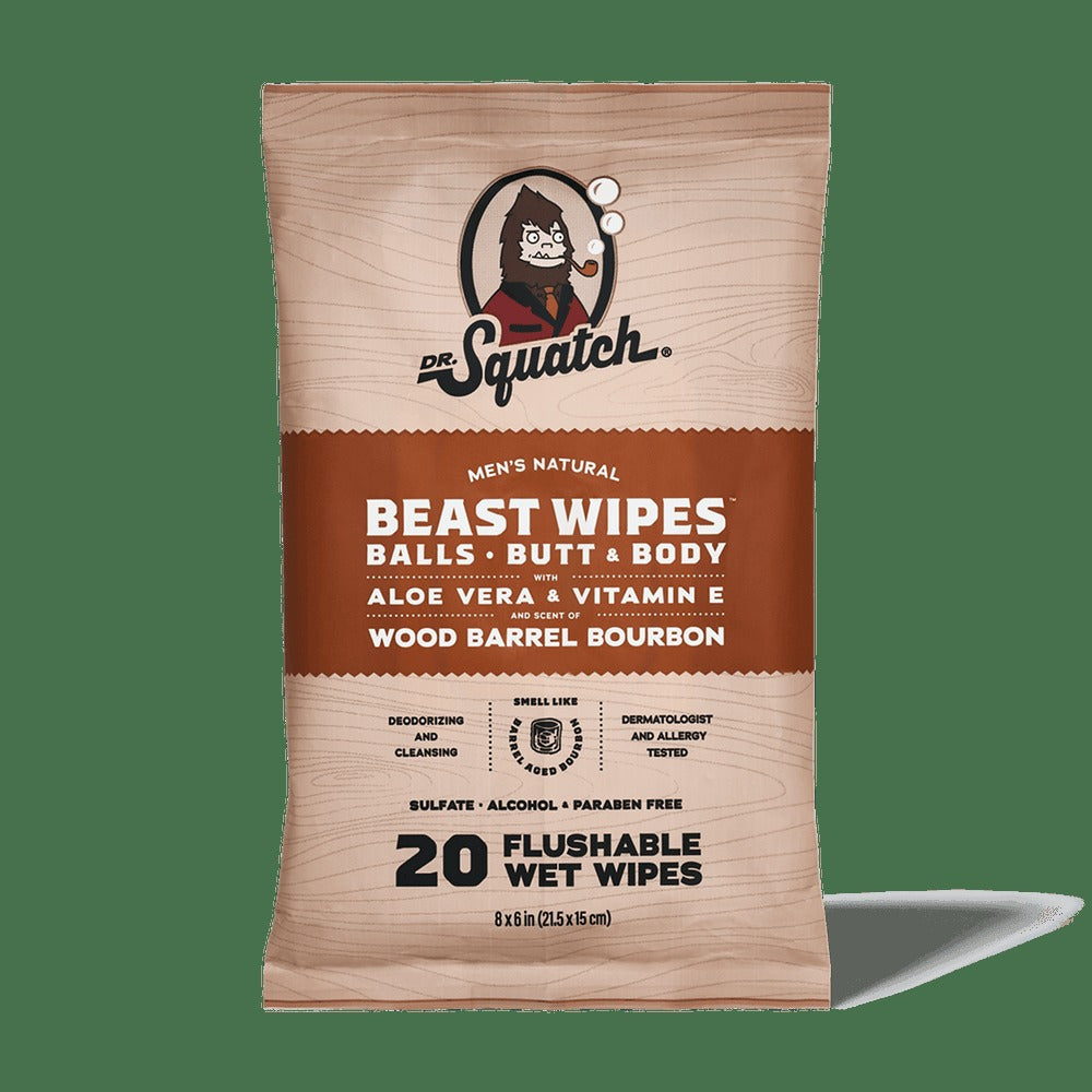 Wood Barrel Bourbon Wipes
