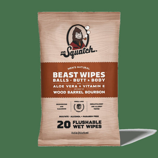 Wood Barrel Bourbon Wipes