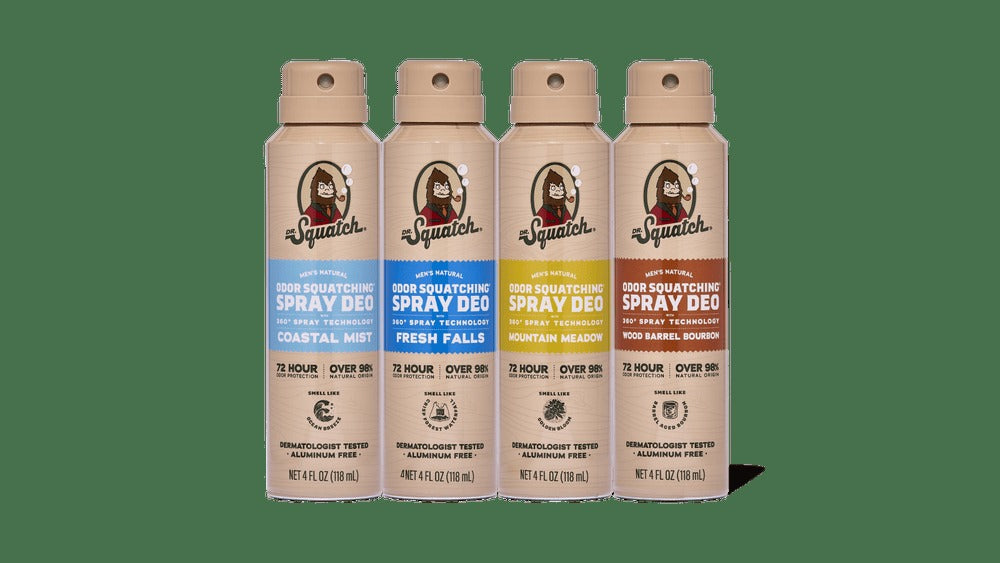 Spray Deodorant 4-Pack