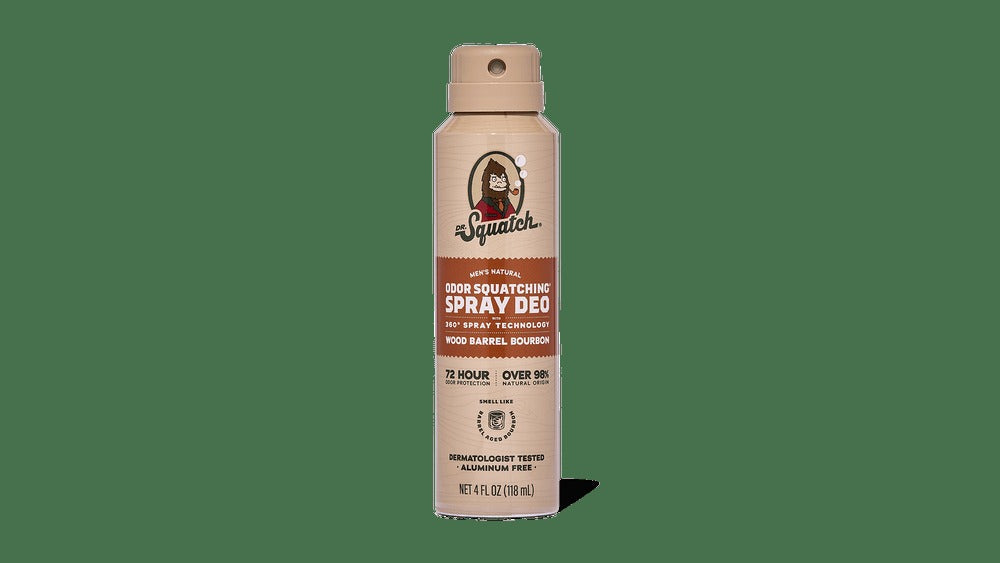 Wood Barrel Bourbon Spray Deodorant